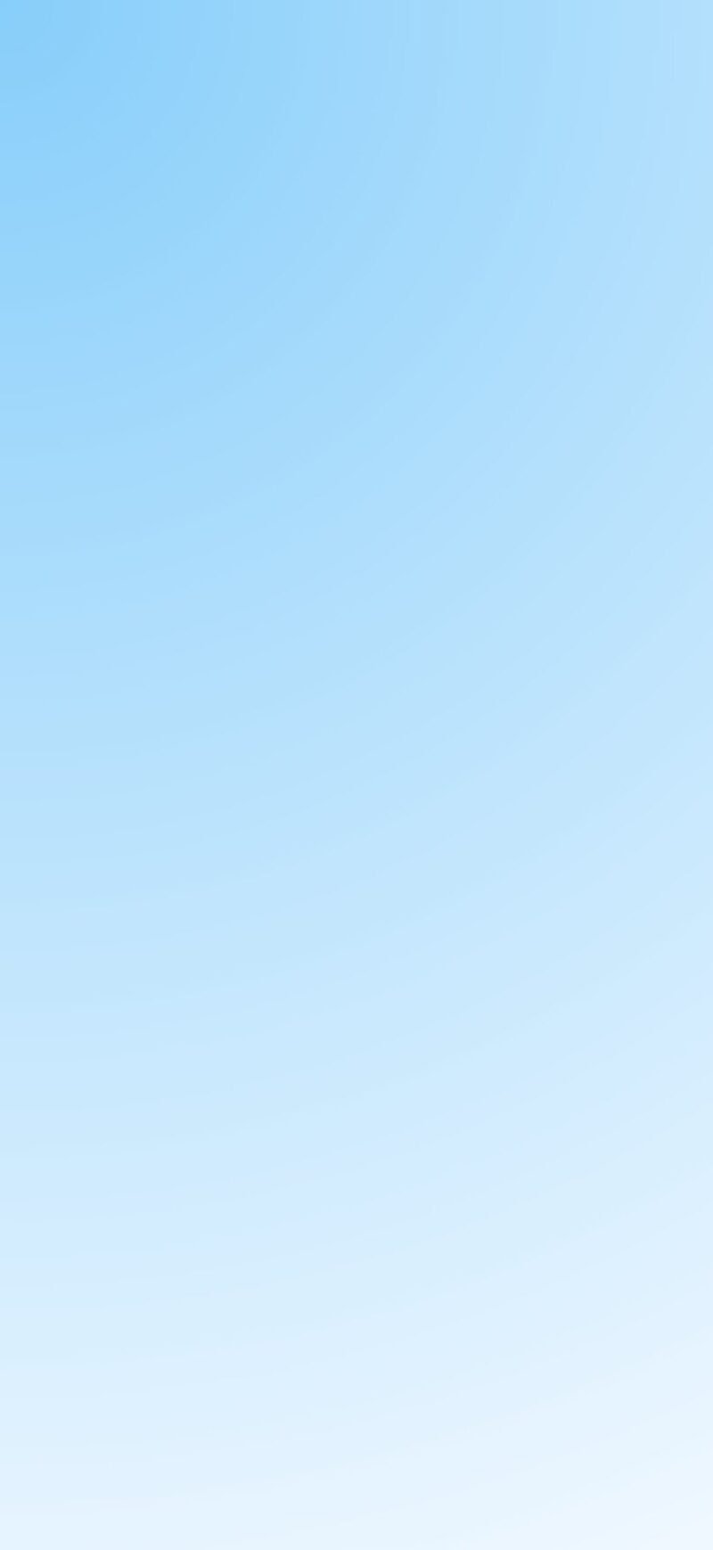 Blue iPhone wallpaper - Sky Breeze Gradient background with smooth transitions from soft sky blue to airy mid-tones for a refreshing, calming design.