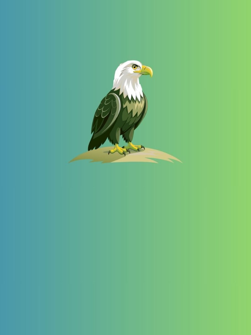 Eagles iPhone Wallpaper with sea gradient background - lightweight premium design for iPhone screens.