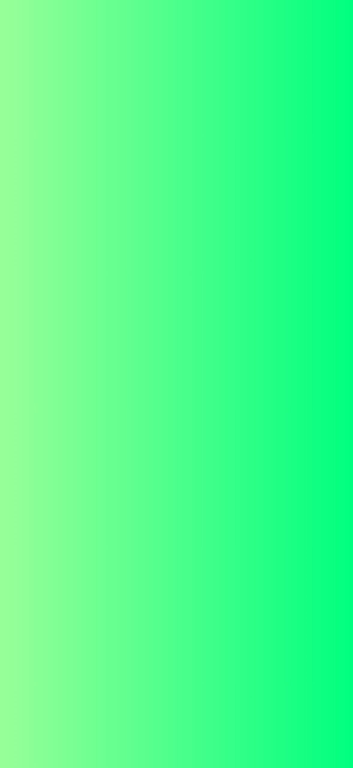 Green iPhone Wallpaper - Fresh Mint Glow Gradient luminous background for iPhone